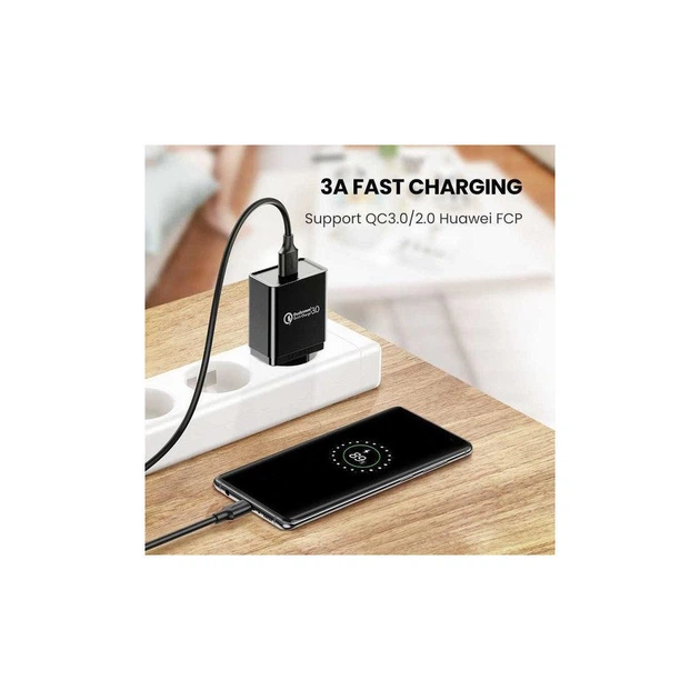 Дата кабель USB 3.0 AM to USB-C 1.0m US184 Black Ugreen (20882) - Фото 2 Дата кабель USB 3.0 AM to USB-C 1.0m US184 Black Ugreen (20882) - изображение 2