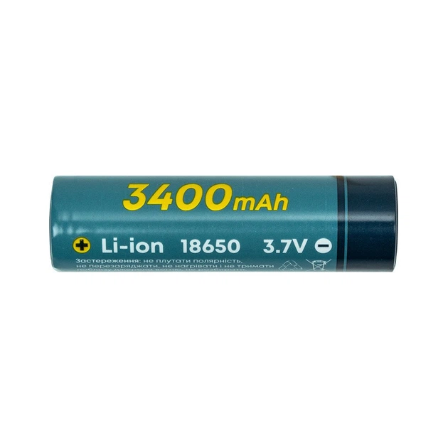 Акумулятор 18650 3400mAh 3.7V 1C PowerPlant (AA620234) - Фото 1 Акумулятор 18650 3400mAh 3.7V 1C PowerPlant (AA620234) - зображення 1