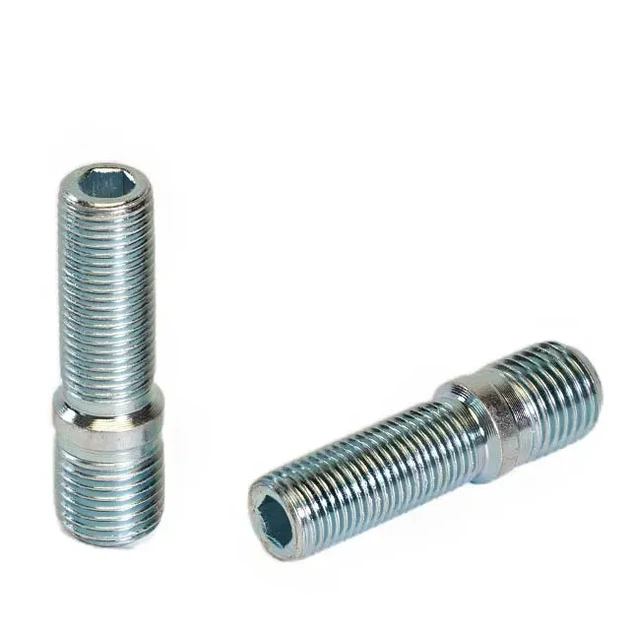 Заколка колесная резьбовая M14×1,5 (15 мм) / M12×1,25 (30 мм), общая длина 50 мм - изображение 2