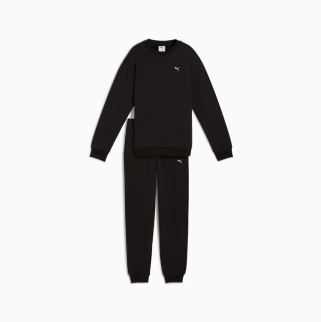 Дитячий спортивний костюм Essentials Elevated Relaxed Crew Sweat Suit Youth 68972301 128, чорний - Фото 1 Дитячий спортивний костюм Essentials Elevated Relaxed Crew Sweat Suit Youth 68972301 128, чорний - изображение 1