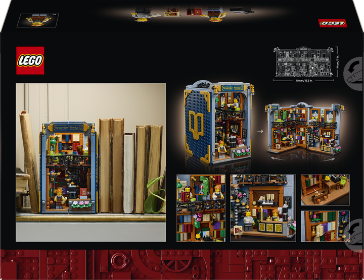 Zestaw klocków LEGO Icons Book nook: Księgarnia 1690 elementów (11379) - obraz 9