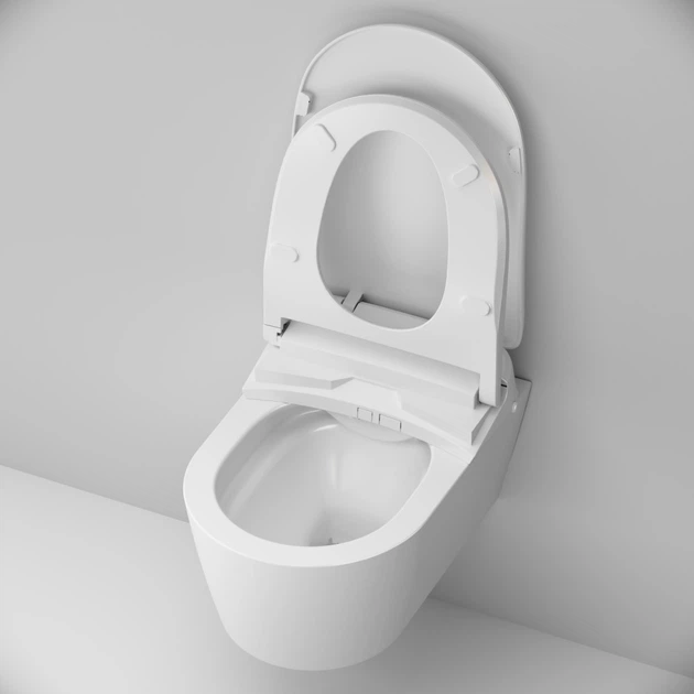 Унитаз подвесной AM.PM Func FlashClean с электронной крышкой-биде со скрытой подводкой white C8F1702SC - изображение 6
