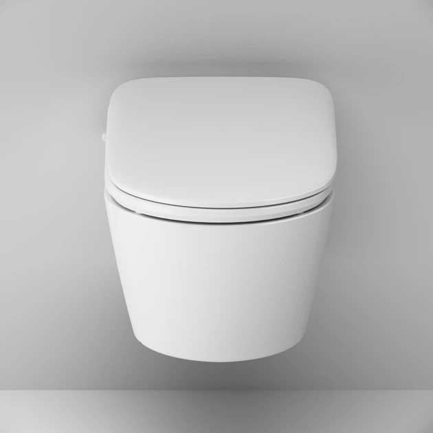 Унитаз подвесной AM.PM Func FlashClean с электронной крышкой-биде со скрытой подводкой white C8F1702SC - изображение 7
