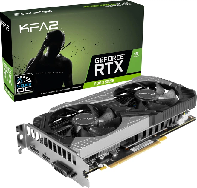Видеокарта KFA2 RTX 2060 8Gb Super 1-Click OC (26ISL6HP39SK) (GDDR6, 256 bit, PCI-E v3.0) Б/у - изображение 6