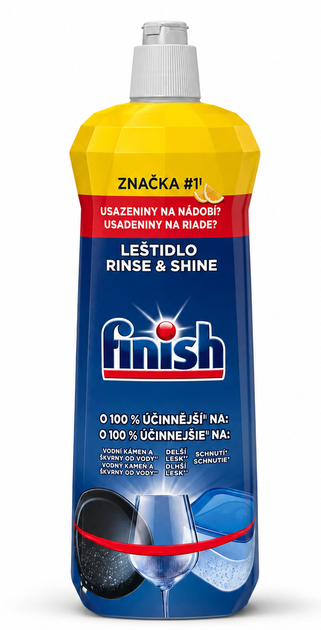 Ополіскувач для посуду Finish Lemon, 800 мл - Фото 1 Ополіскувач для посуду Finish Lemon, 800 мл - зображення 1