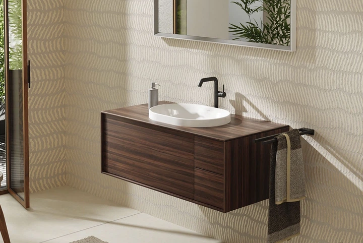 Умывальник Hansgrohe Xuniva U врезной на столешницу 550x400 с переливом SmartClean white 61062450 - изображение 4