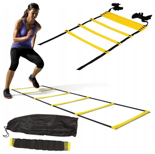 Координаційна драбина 4FIZJO Agility Ladder 8 м швидкісна доріжка (P-5907739312297) (LFP-5907739312297) - Фото 1 Координаційна драбина 4FIZJO Agility Ladder 8 м швидкісна доріжка (P-5907739312297) (LFP-5907739312297) - изображение 1