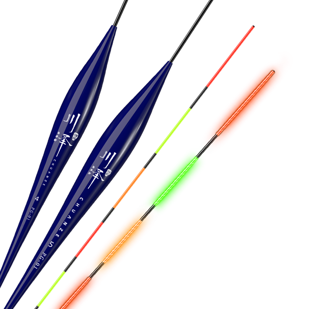 Поплавок Chuanze Ultra-Fine Tail Luminous Float, полностью светоотражающий электронный поплавок, универсальный рыболовный поплавок для дневного и ночного использования, высокочувствительный буй для ловли карпа PG03. - изображение 4