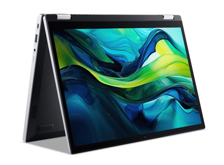 Ноутбук сенсорний ACER Aspire Go Spin 14 AGSP14-31PT-37VB (NX.JBEEU.001) 14 WUXGA IPS/Core i3/3-N355/16G/512G/UMA/1.5kg/Pure Silver - Фото 2 Ноутбук сенсорний ACER Aspire Go Spin 14 AGSP14-31PT-37VB (NX.JBEEU.001) 14 WUXGA IPS/Core i3/3-N355/16G/512G/UMA/1.5kg/Pure Silver - изображение 2