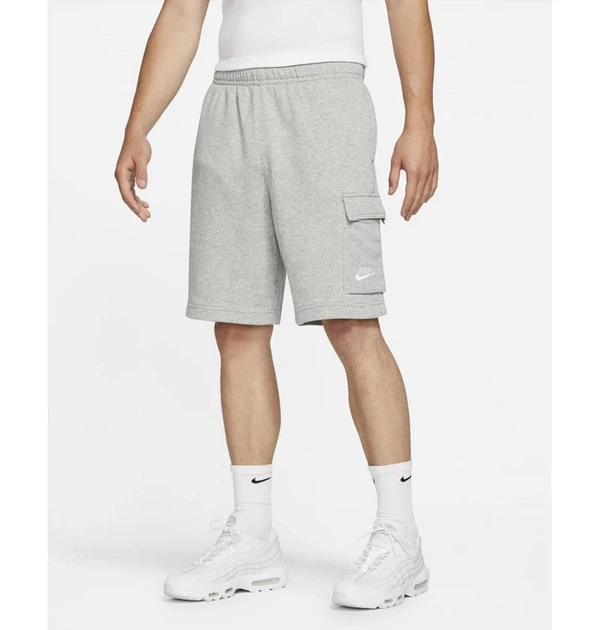Шорти Sportswear Club Grey DD7014-063 XS - Фото 5 Шорти Sportswear Club Grey DD7014-063 XS - зображення 5