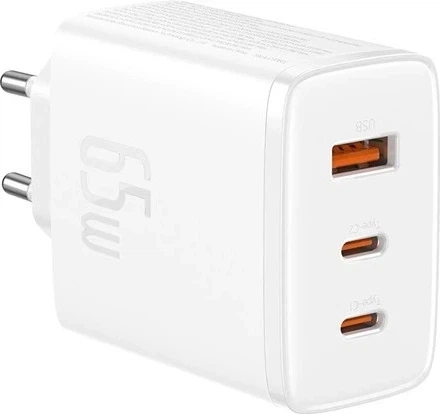 Зарядний пристрій Baseus Cube Pro 2C+U 65W White (P10152301213-00) - зображення 3
