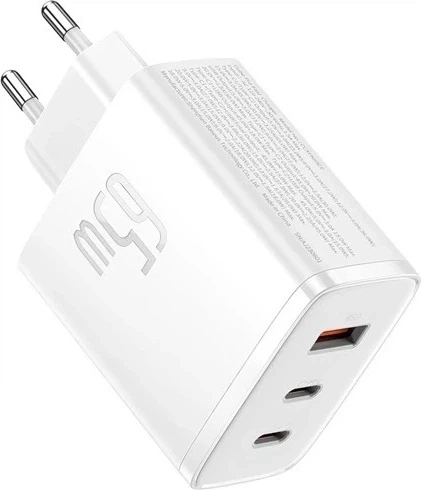 Зарядний пристрій Baseus Cube Pro 2C+U 65W White (P10152301213-00) - зображення 4