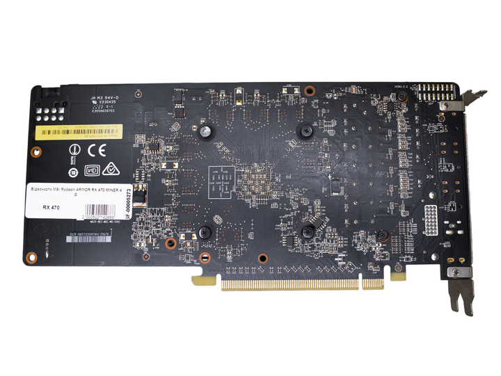Відеокарта AMD Radeon RX 470 4GB MSI Miner (Radeon RX 470 miner 4g) Б/В - зображення 3