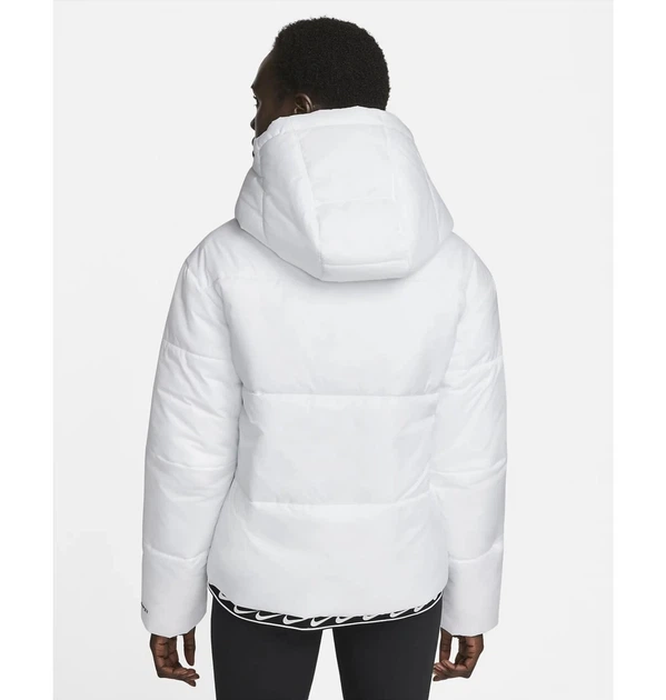 Куртка женская Nike W Nsw Tf Rpl Classic Tape Jkt L Белый DJ6997-100 - Фото 3 Куртка женская Nike W Nsw Tf Rpl Classic Tape Jkt L Белый DJ6997-100 - изображение 3