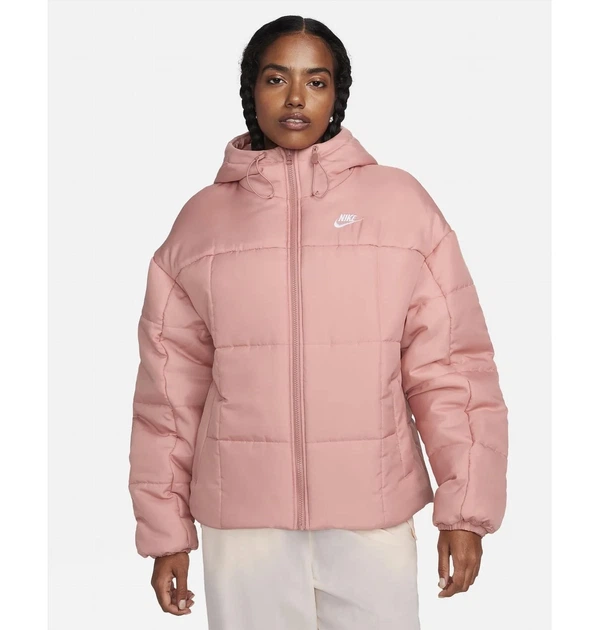Куртка женская Nike W Nsw Esstl Thrmr Clsc Puffer L Розовый FB7672-618 - Фото 2 Куртка женская Nike W Nsw Esstl Thrmr Clsc Puffer L Розовый FB7672-618 - изображение 2