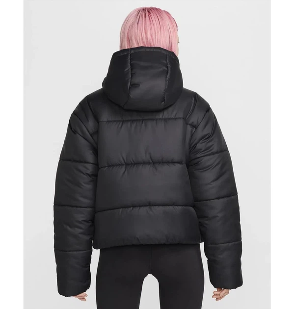 Куртка жіноча Nike Sportswear Classic Puffer L Чорний FZ5899-010 - зображення 2