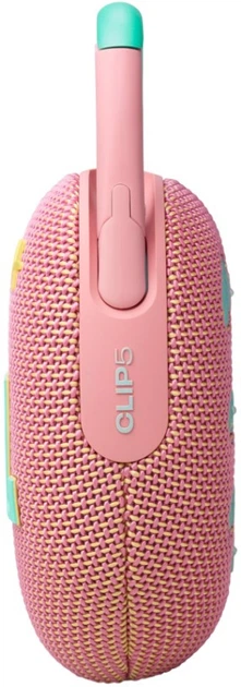 Портативна акустика JBL Clip 5 Рожевий (JBLCLIP5PINK) (6980786) - зображення 4