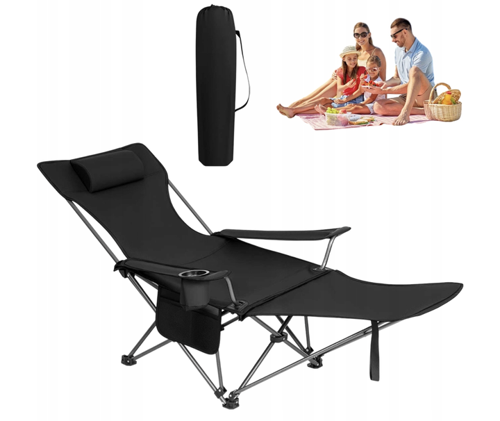 Туристическое складное кресло для кемпинга и рыбалки Ultralight Folding Camping Chair 150 кг - Фото 1 Туристическое складное кресло для кемпинга и рыбалки Ultralight Folding Camping Chair 150 кг - изображение 1