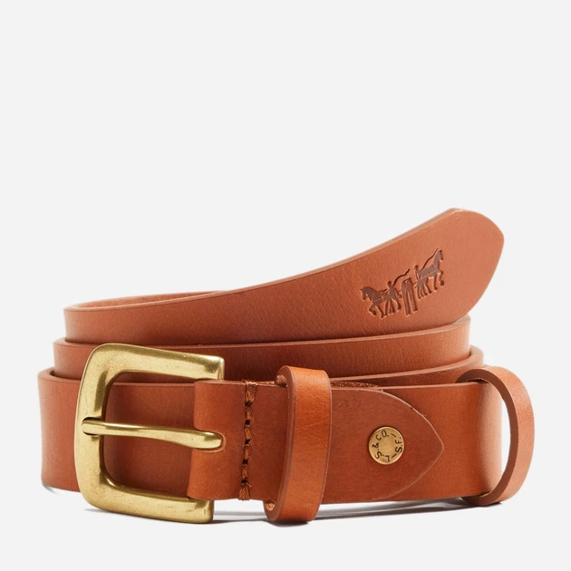 Ремень мужской из натуральной кожи Levi's 847482564 38 (114,5 см) Коричневый (1162185388) - Фото 1 Ремень мужской из натуральной кожи Levi's 847482564 38 (114,5 см) Коричневый (1162185388) - изображение 1