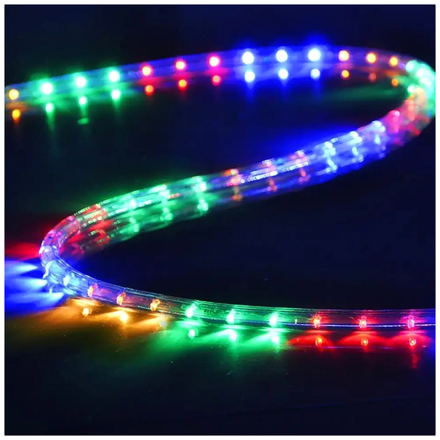 Уличная светодиодная гирлянда 600 LED 10м 220В IP68 квадратная мультиколор статический режим SQ-28770 - изображение 6