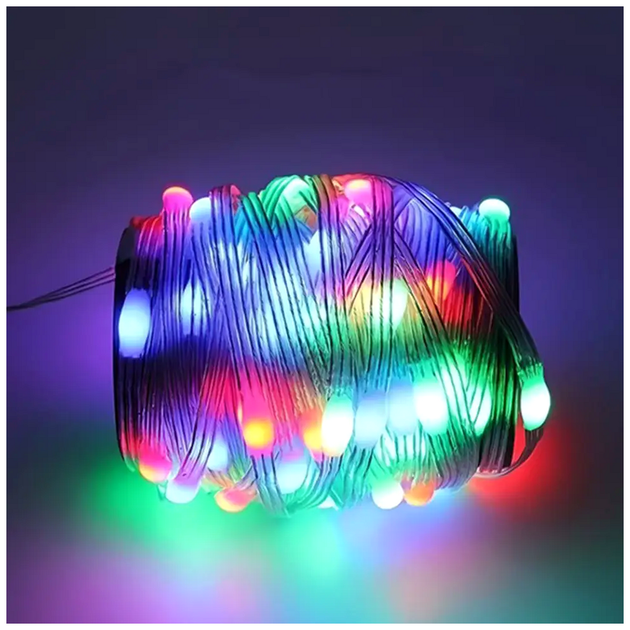 Умная светодиодная гирлянда RGB 20м 200 LED управление через USB Bluetooth для украшения интерьера Роса SQ-28304 - изображение 9