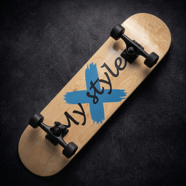 Скейтборд дерев'яний BavarSport Skateboard My Style 4411-14 розмір 78х20см - зображення 5