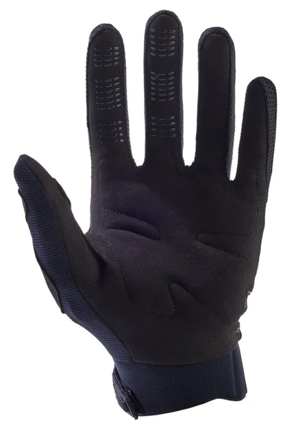 Перчатки мотокроссовые Fox Dirtpaw Dark Black XL (11) защита косточек TPR прочные ткани - изображение 2