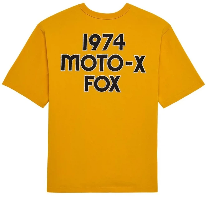 Футболка Fox Oversize Tee Moto-X гірчична, розмір XL - зображення 4