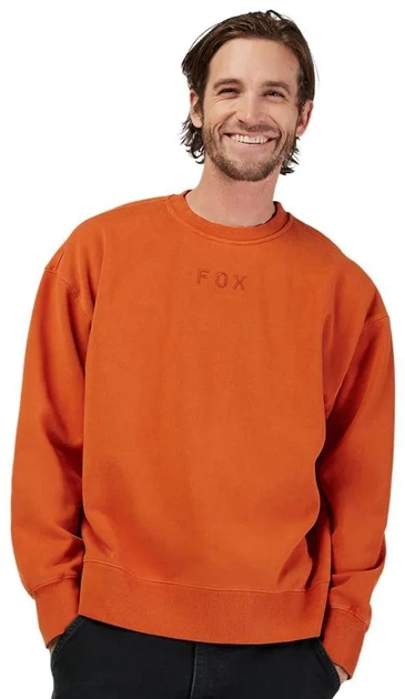 Кофта Fox Oversize Fleece Wordmark коричнева розмір XL - зображення 3