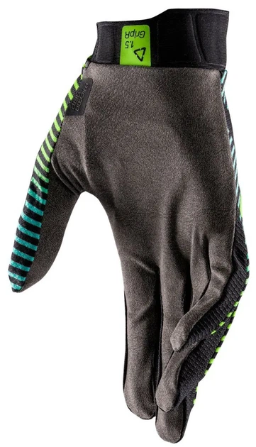 Перчатки мотокроссовые Leatt Moto 1.5 GripR бирюзовые, размер M (9) - изображение 2