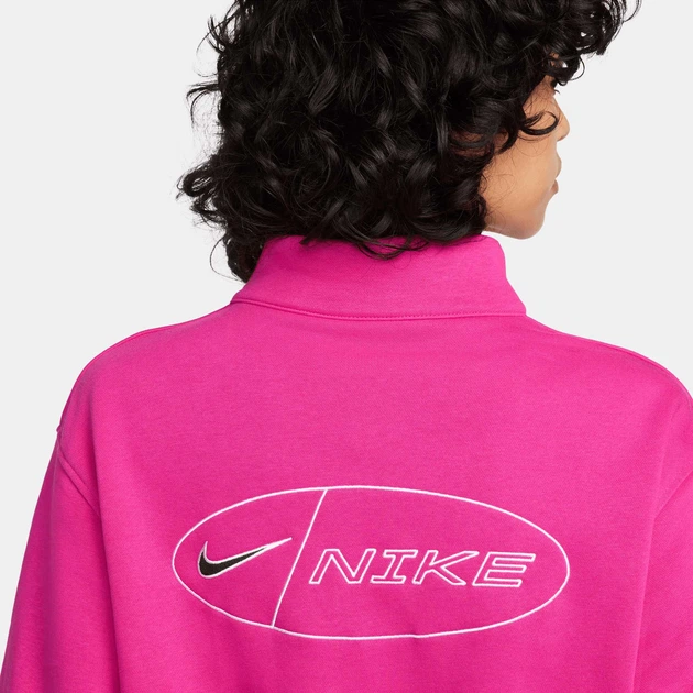 Спортивный комбинезон женский Nike Nsw Women's Icon Fleece Fuchsia Romper S Рожевий DM6289-610 - Фото 3 Спортивный комбинезон женский Nike Nsw Women's Icon Fleece Fuchsia Romper S Рожевий DM6289-610 - изображение 3