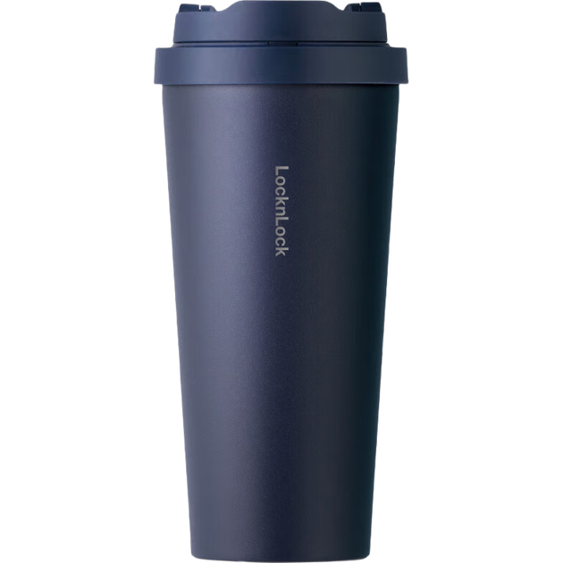 Термокружка LOCK&LOCK с кнопкой 550 мл Sea Blue - Фото 4 Термокружка LOCK&LOCK с кнопкой 550 мл Sea Blue - изображение 4
