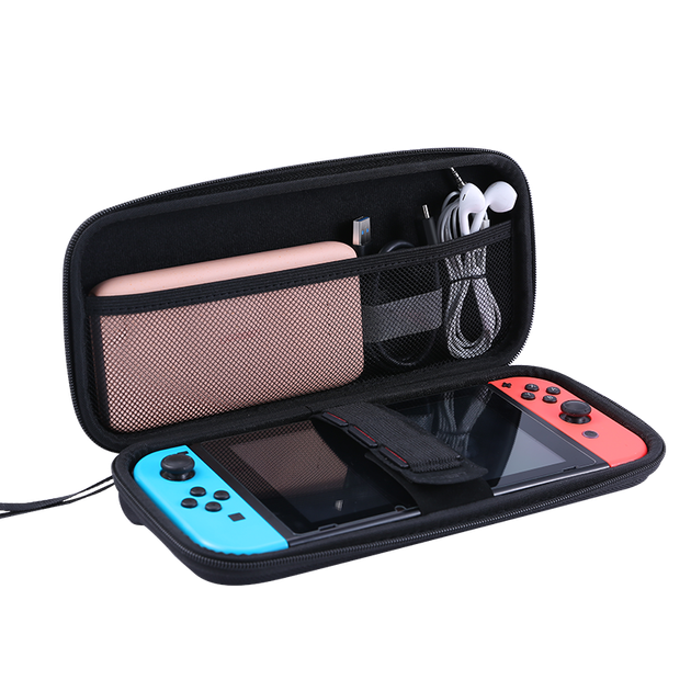 Чехол для хранения UGREEN Switch, противоударный чехол для цифровой игровой консоли, совместимый с консолями NS/OLED, многофункциональный портативный бокс для хранения. - Фото 4 Чехол для хранения UGREEN Switch, противоударный чехол для цифровой игровой консоли, совместимый с консолями NS/OLED, многофункциональный портативный бокс для хранения. - изображение 4