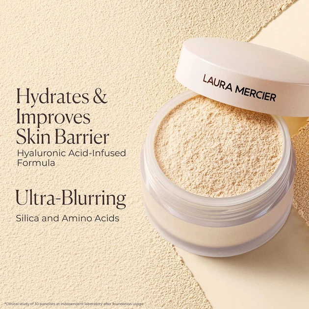 Фіксуюча пудра Laura Mercier Ultra-Blur Talc-Free Longwearing Translucent Loose Setting Powder 1,5g Пробник - зображення 7