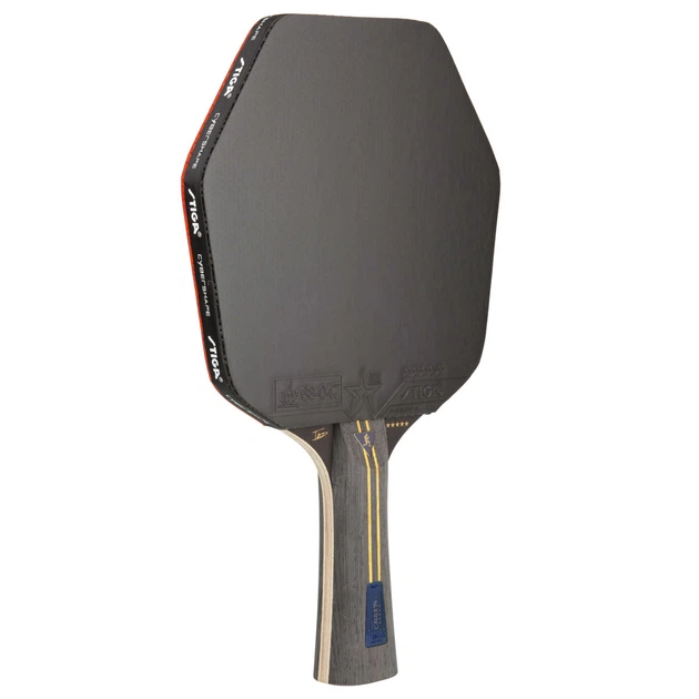 Ракетка для настільного тенісу Stiga Pro Carbon Plus Cybershape Trits Edition 5 Star FL (1215-1306-35) 5266718 - зображення 3