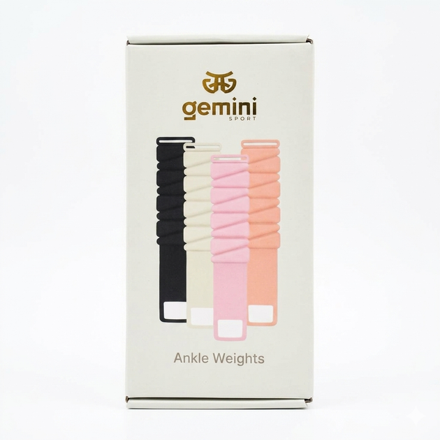 Обтяжки-браслеты Gemini Sport 2×0,5 кг для рук и ног, силиконовые манжеты-утяжелители для фитнеса Черный (G0022) - изображение 5