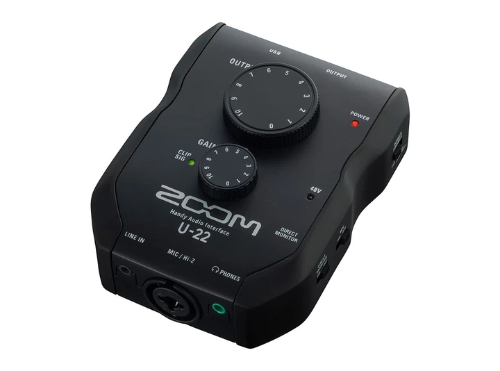 Аудіоінтерфейс Zoom U-22 Black - зображення 2