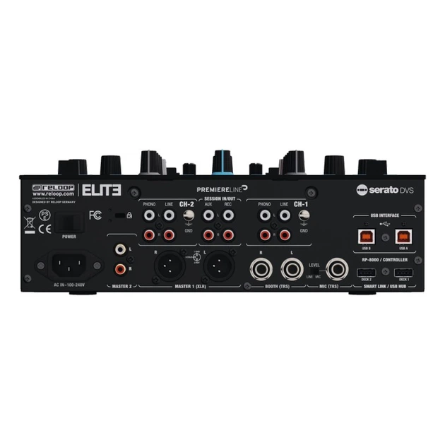DJ-мікшер Reloop Elite Black - Фото 5 DJ-мікшер Reloop Elite Black - зображення 5