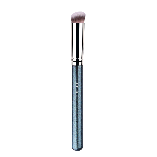 Кисть для консилера UPLUS Professional 270 с закругленным кончиком, маскирует следы от прыщей, носогубные складки, темные круги под глазами, не впитывает пудру, мягкая щетина. - изображение 4