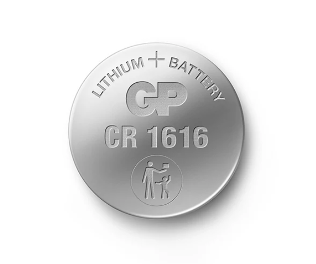 Батарейка таблетка GP CR1616 3.0 V литиевая 5 шт блистер - Фото 2 Батарейка таблетка GP CR1616 3.0 V литиевая 5 шт блистер - изображение 2