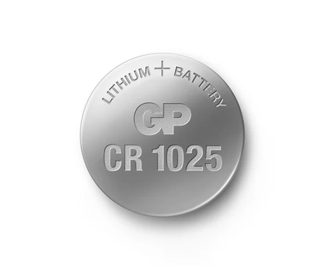 Батарейка таблетка GP CR1025E 3.0 V литиевая 2 шт блистер - Фото 1 Батарейка таблетка GP CR1025E 3.0 V литиевая 2 шт блистер - изображение 1