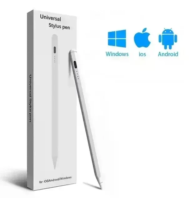 Активний стилус SEONTV JT22 білий з зарядкою USB Type-C - Фото 1 Активний стилус SEONTV JT22 білий з зарядкою USB Type-C - зображення 1