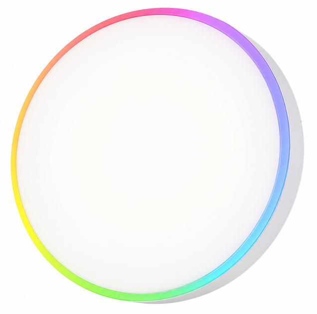 WiFi світильник з RGB підсвіткою 1DAL | 2х канальний, 24W+5W (SDLP24W) - Фото 5 WiFi світильник з RGB підсвіткою 1DAL | 2х канальний, 24W+5W (SDLP24W) - зображення 5