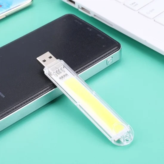 USB лампа COB для ноутбука и павербанка белая компактный свет для работы - изображение 2