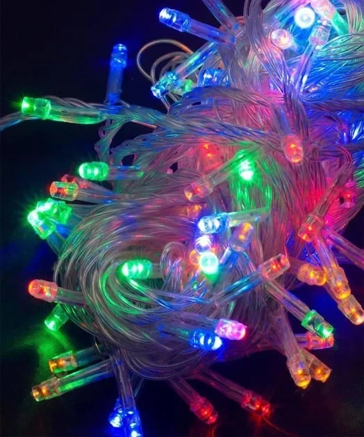 Новогодняя гирлянда Asson Light Belt 100 LED 10 м, теплый свет - изображение 2