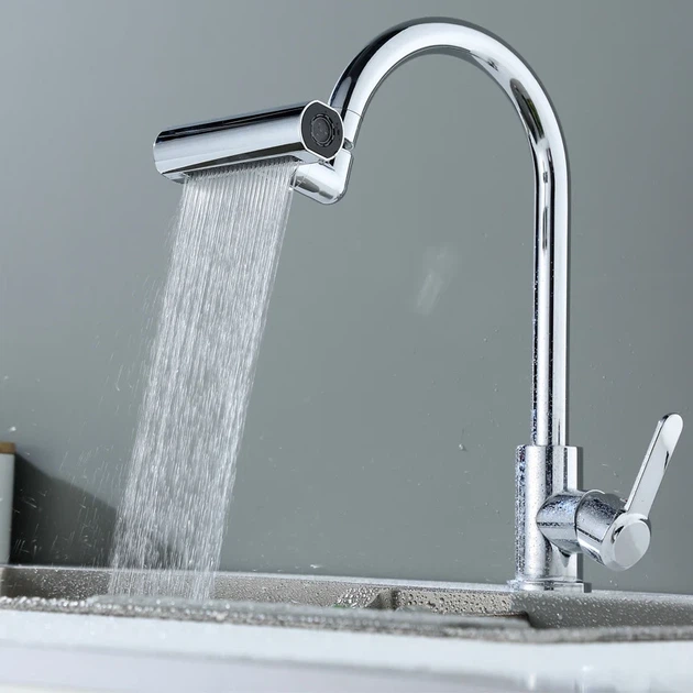 Насадка на кран Asson SHOWER HEAD водосберегающая с вращением 360°, 4 режима - изображение 4