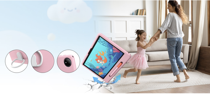 Дитячий планшет Pockam P10 Kid 10.1" (Android 16, 32 ГБ RAM, 64 ГБ ROM, 90 Гц, Junior Pro Set) - Фото 3 Дитячий планшет Pockam P10 Kid 10.1" (Android 16, 32 ГБ RAM, 64 ГБ ROM, 90 Гц, Junior Pro Set) - зображення 3