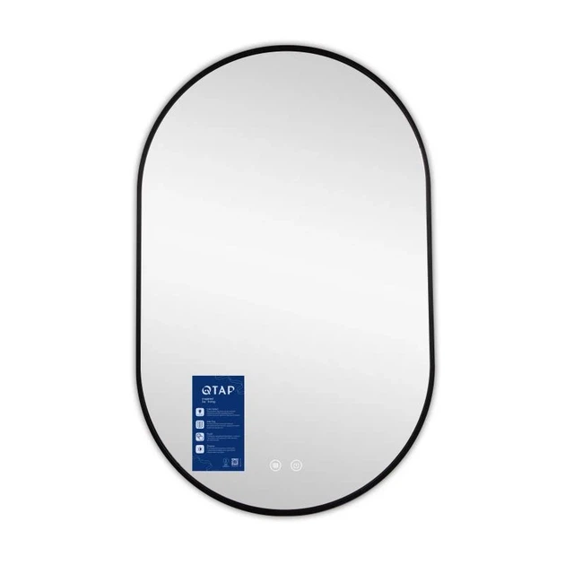 Дзеркало Qtap Scorpio SC1 QTSC500800 з LED-підсвічуванням і антизапотіванням, 500x800 мм - зображення 4