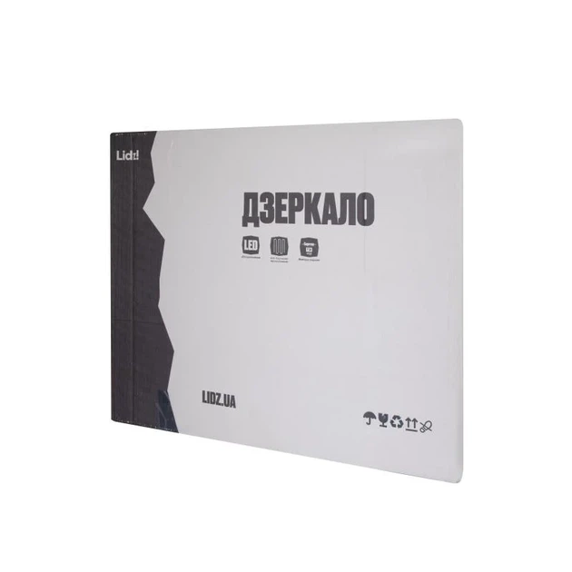 Дзеркало Lidz Orion OR2 700х800 мм з LED-підсвічуванням, антизапотіванням і димером - зображення 8
