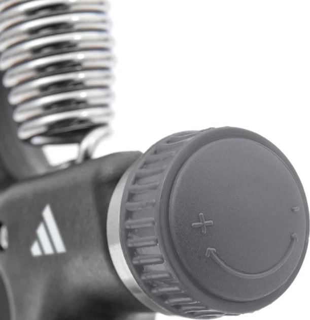 Еспандер для долоні Adidas Adjustable Grip Trainer регульований 10-40 кг метал чорний - Фото 2 Еспандер для долоні Adidas Adjustable Grip Trainer регульований 10-40 кг метал чорний - зображення 2